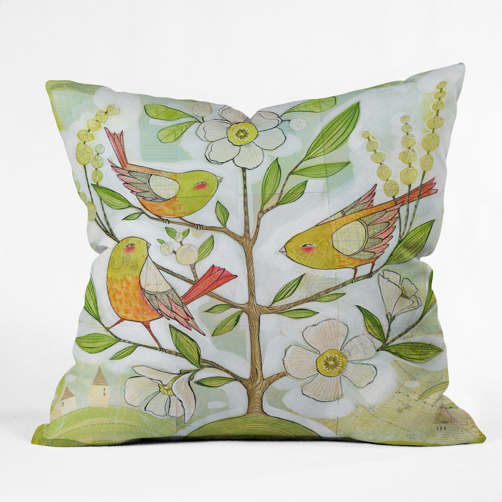 Cori Dantini Community Tree Outdoor Throw Pillow