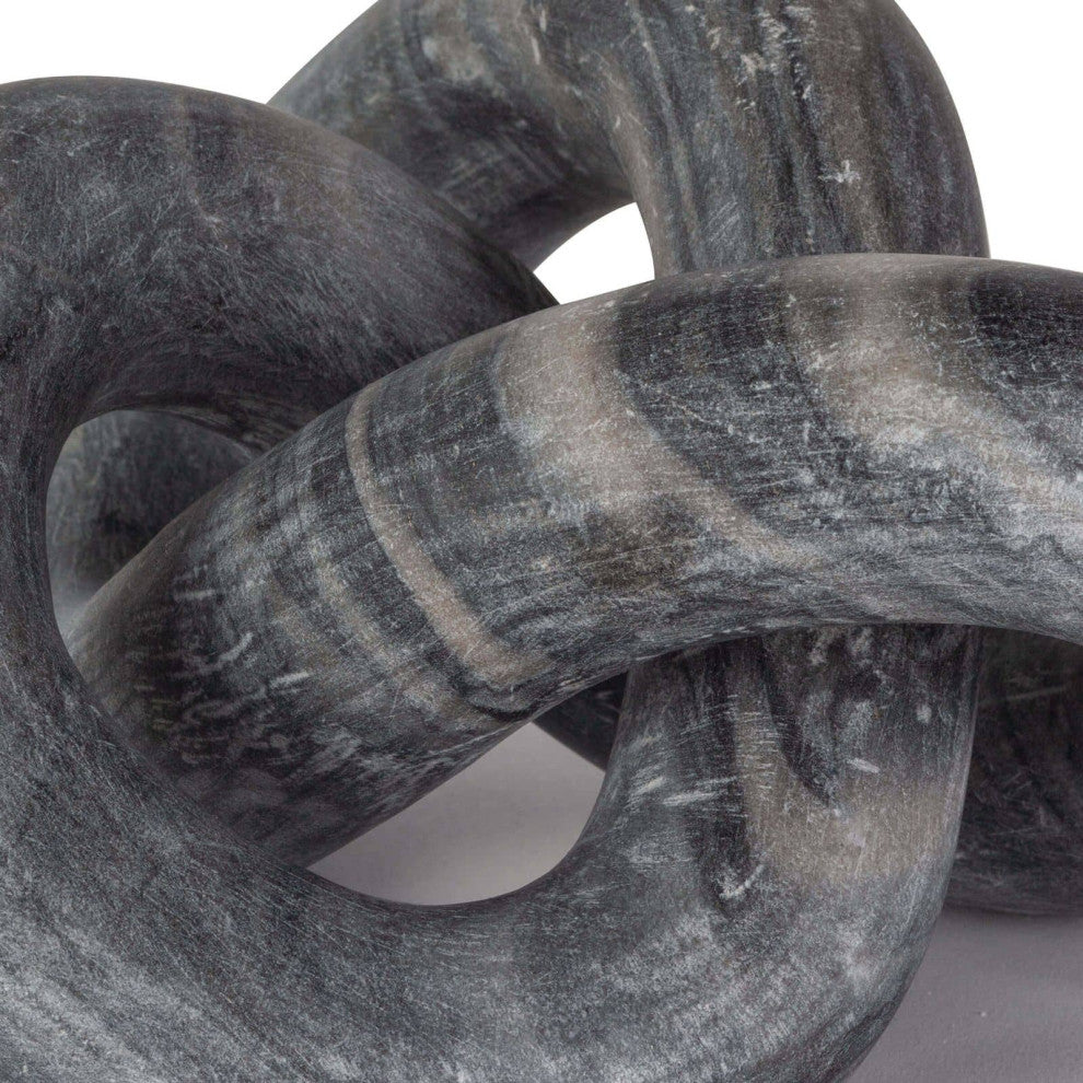 Cassius Marble Sculpture, Black