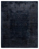 Overdyed One-of-a-Kind Hand-Knotted Area Rug Black, 8' 1" x 10' 3"