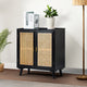 2-Door Accent Cabinet, Black