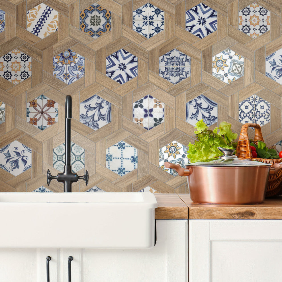 Gador Hex Porcelain Floor and Wall Tile