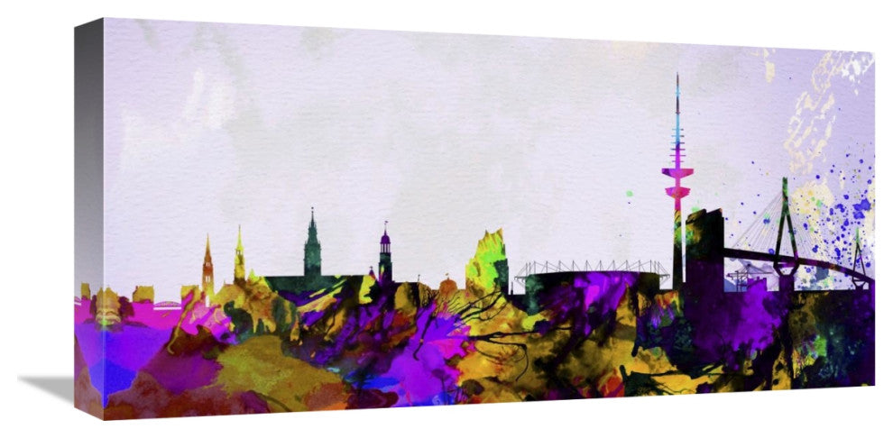 "Hamburg City Skyline" Fine Art Print