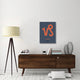"Capricorn Zodiac Sign Orange" Fine Art Print