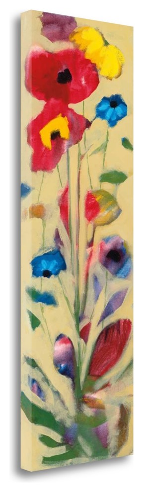 "Wildflowers I" By Jennifer Zybala , Giclee Print on Gallery Wrap Canvas