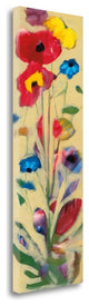 "Wildflowers I" By Jennifer Zybala , Giclee Print on Gallery Wrap Canvas