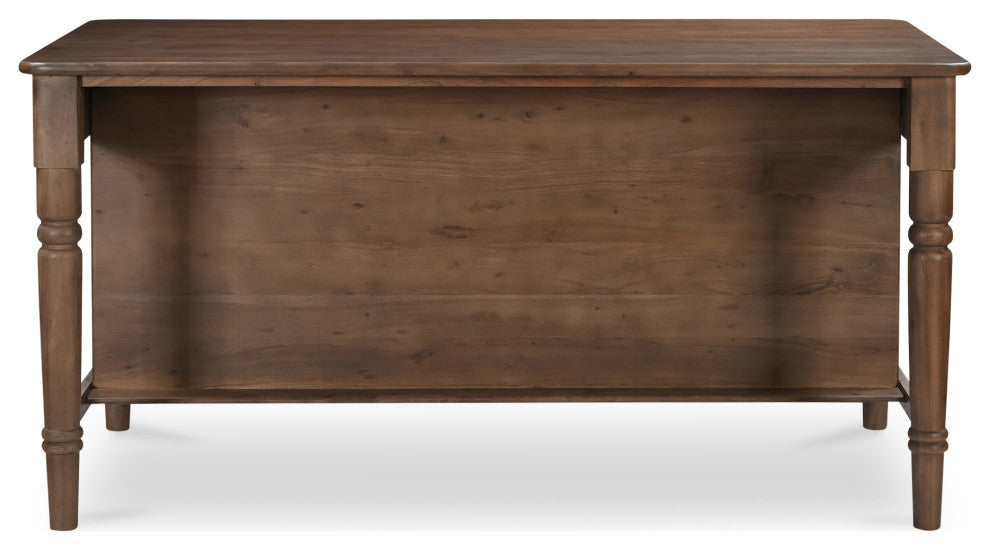 Russet Kitchen Island Brown