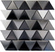 Oddysey Pyramids Interlocking Blend Tile, 12"x12", Set of 30