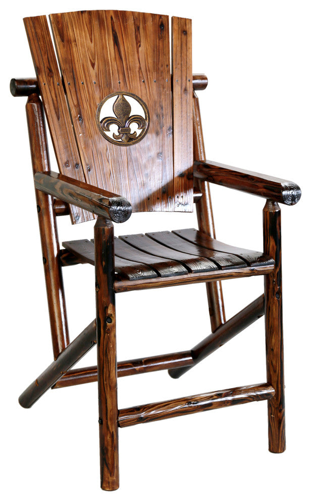 Fleur De Lis Bar Chair