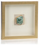 Gold Framed Emerald Crystal Wall Decor