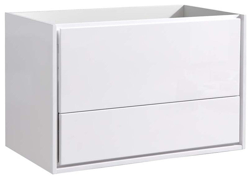 Fresca Catania 36" Gloss White Wall Hung Cabinet