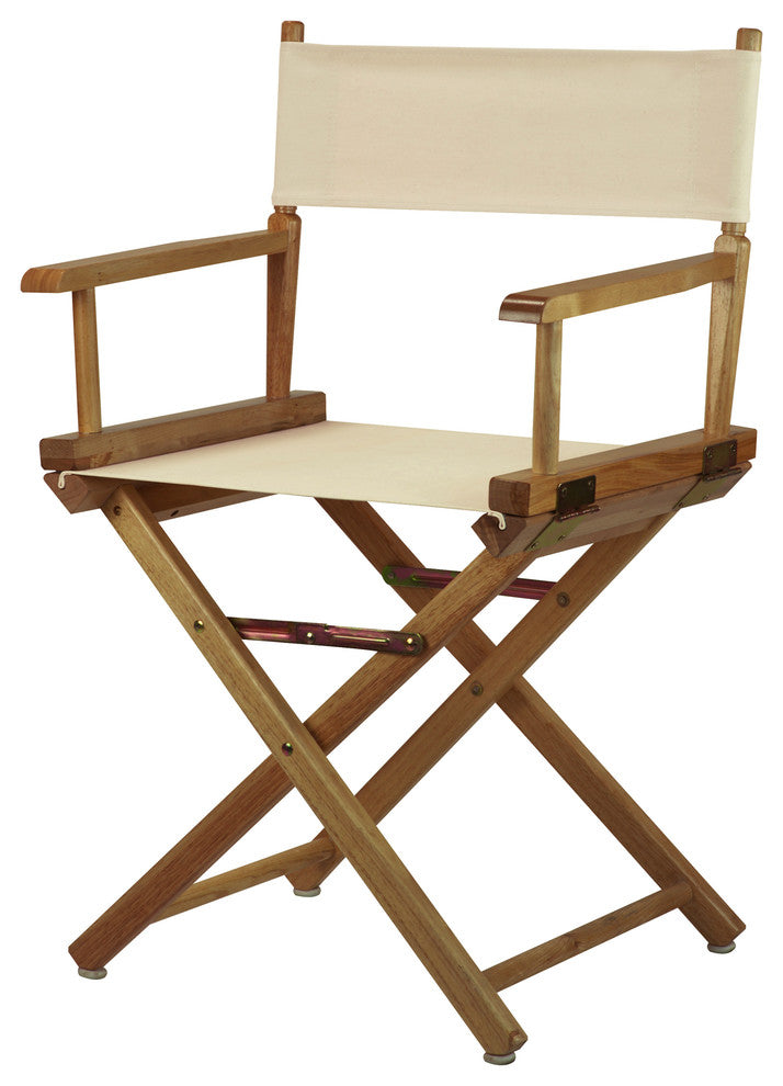 018" Director's Chair Natural Frame-Natural/Wheat Canvas