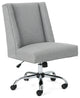 GDF Studio Tucker Traditional Home Office Chair, Gray