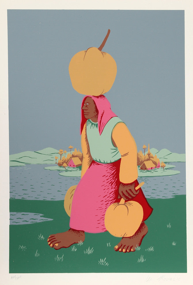Mijo Kovacic "Naivini" Silkscreen