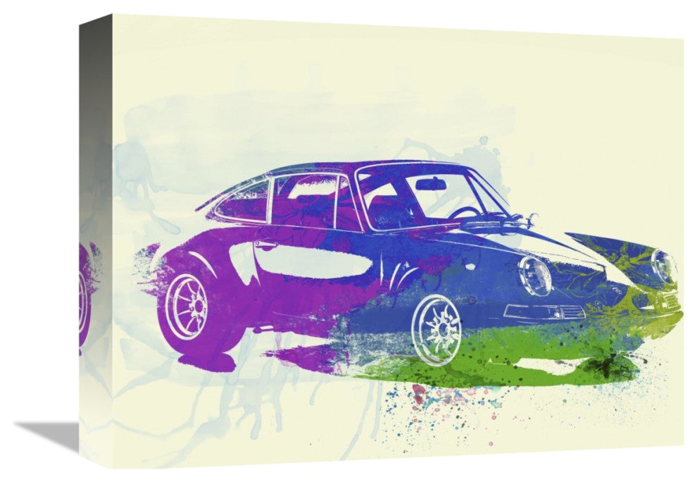 "Porsche 911 Watercolor" Fine Art Print