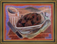Juan Gris Figs - 21" x 28" Framed Premium Canvas Print