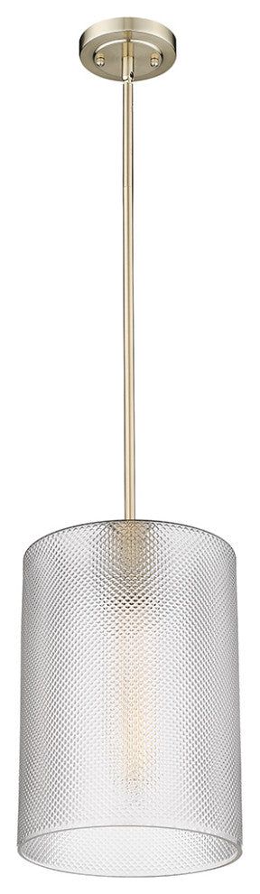 1 Light 10" Modern Gold Pendant