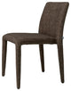 Fabric Covered Dining Chairs, Set of 2, Eichholtz Leiza, Brown