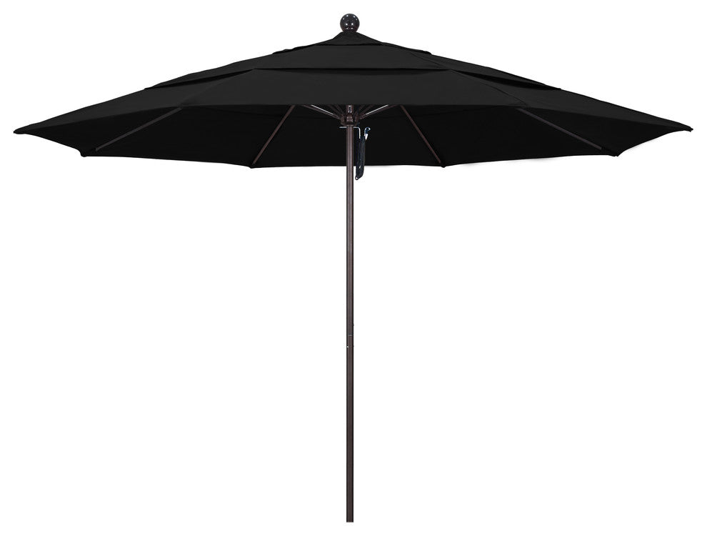 Fiberglass Umbrella Bronze, Black