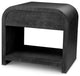 Washed Oak 1-Drawer Nightstand, Eichholtz Rhodes, Black