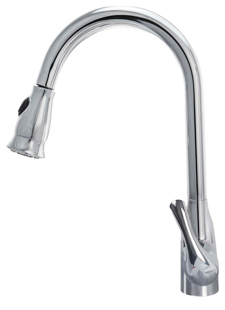 Cosmo Single-Handle Pull-Down Sprayer Kitchen Faucet