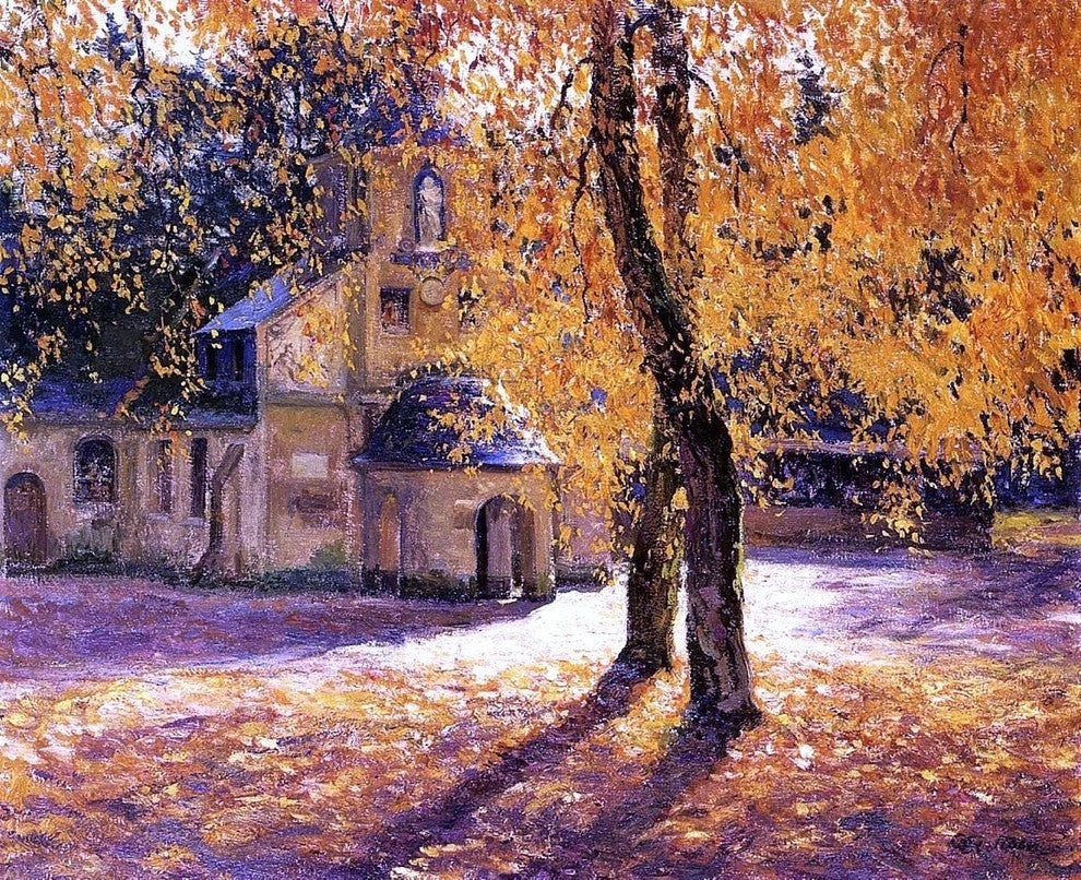 Guy Orlando Rose Notre Dame de Grace, Honfleur Premium Canvas Print