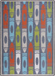 Playful Patterns Rug, Jumbo Crayons, Chalkdust, 3'10"x5'4"