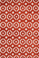 Cassidy HCD06 Rust Area Rug, 3'6"x5'6"