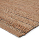 Jaipur Living Canterbury Natural Solid Tan/ Navy Area Rug 8'X10'