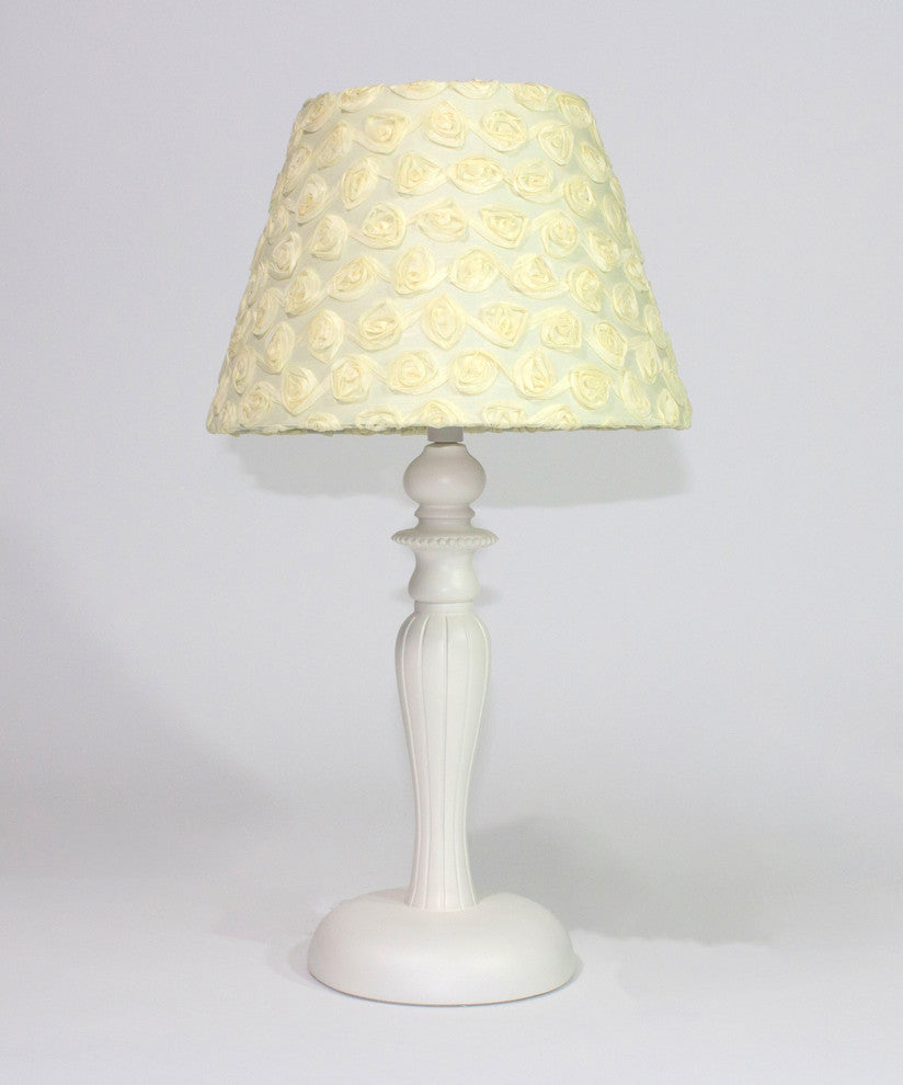 Imagination Yellow Roses Lamp Base and Shade