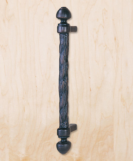 Driftwood 16" Entryway Door Pull, Polished Pewter