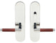 Cabernet Lever, Tubular Passage With Privacy Bolt, RH, Polished Stainless Steel