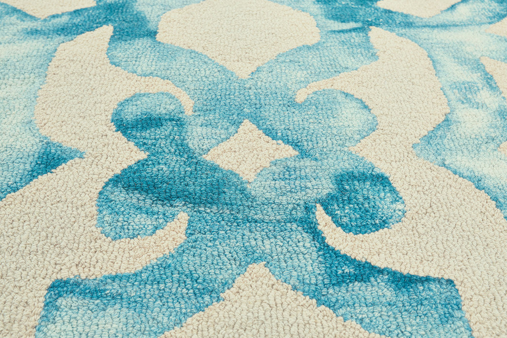 Weave & Wander Marengo Rug, Ocean, 2'x3'