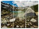 "Pond in Five Lakes Valley" Metal Wall Art, 3 Panels, 36"x28"