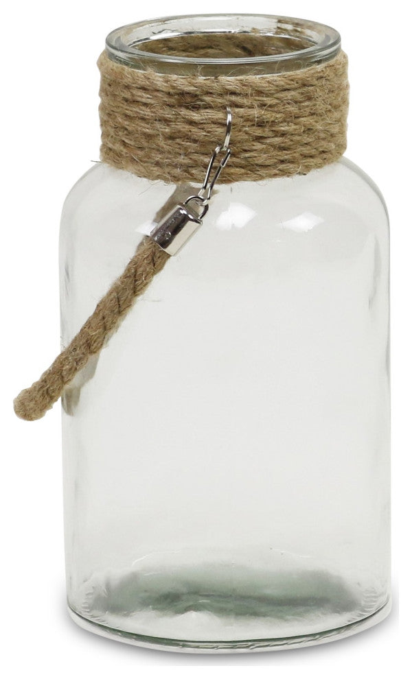 El Morro Glass Jar With Rope, Small