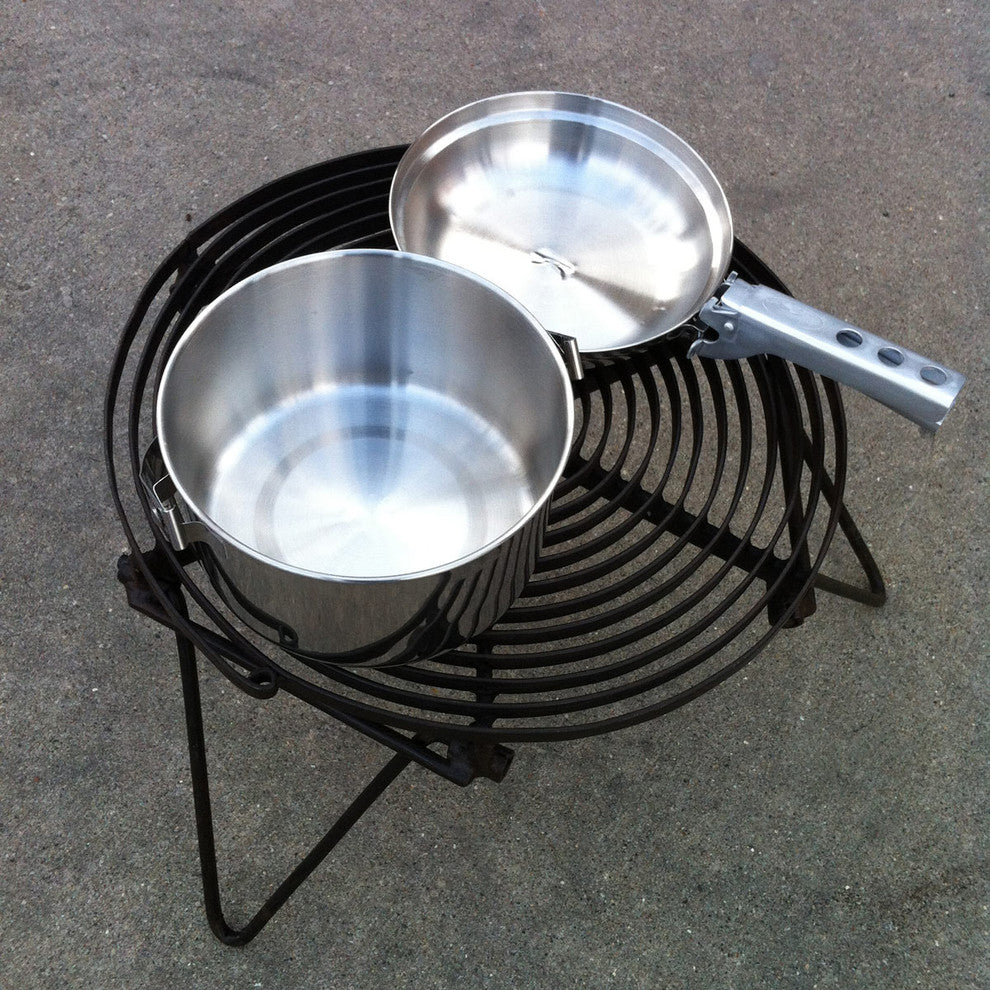 Spiral Folding Camp Grill, Large
