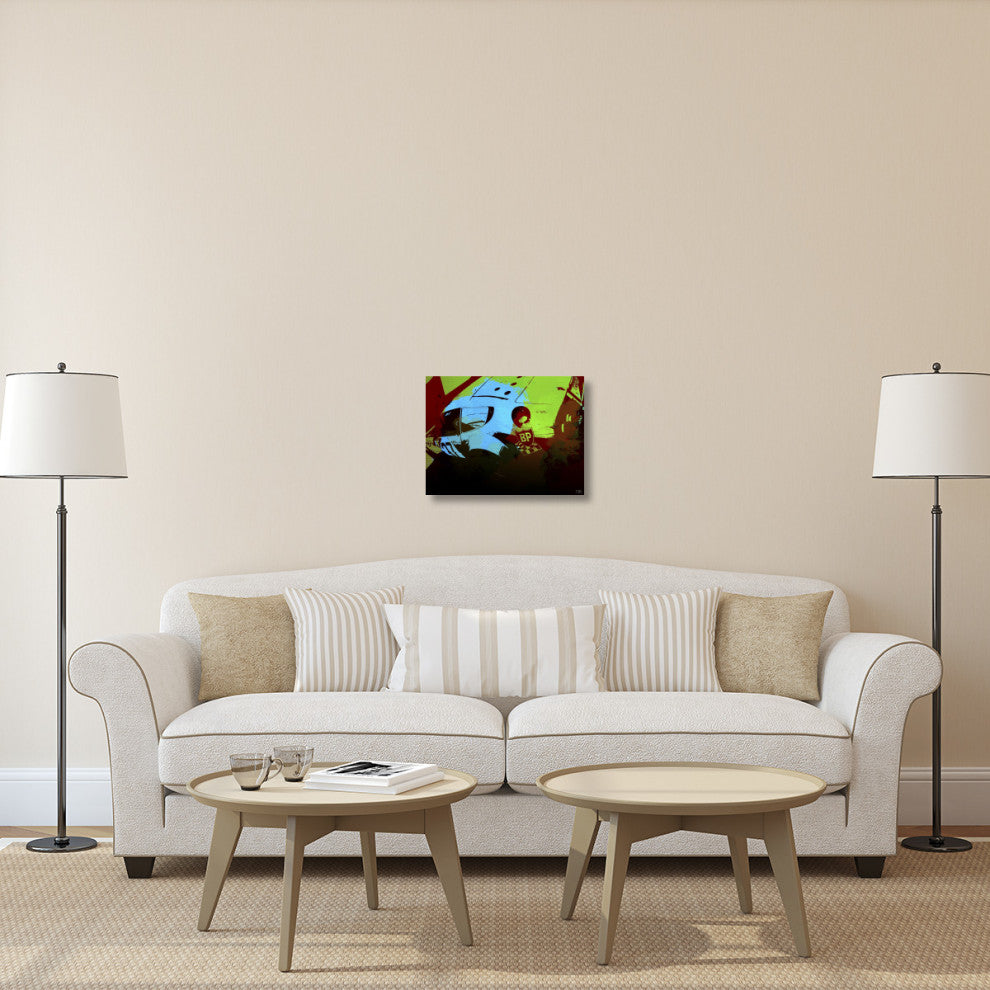 "Ferrari Watercolor 2" Fine Art Print