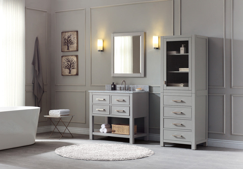 Avanity Brooks 36" Vanity Only, Chilled Gray Finish
