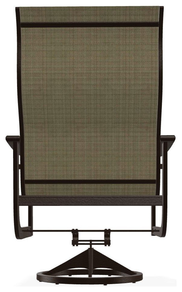 St. Catherine Sling Outdoor Supreme Swivel Rocker, Elevation Stone/Kona