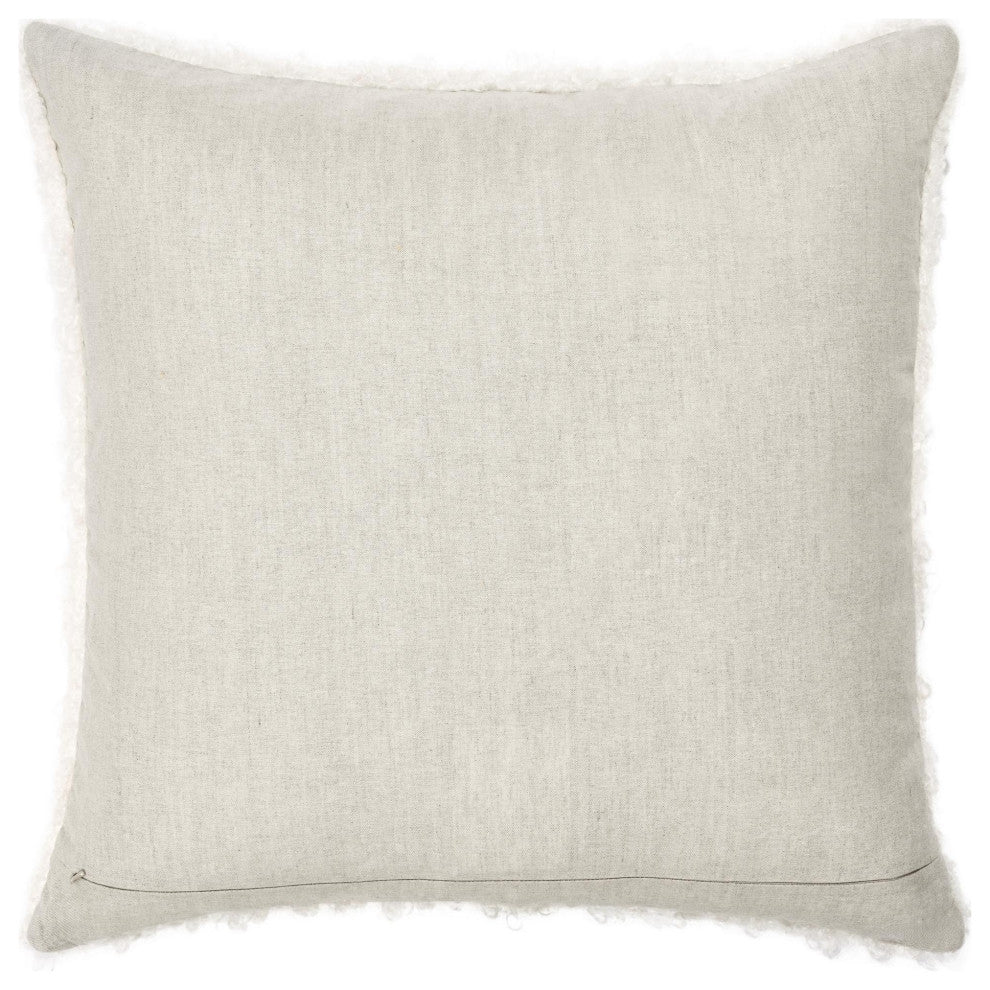 Carters Ivory Throw Pillow, 22x22