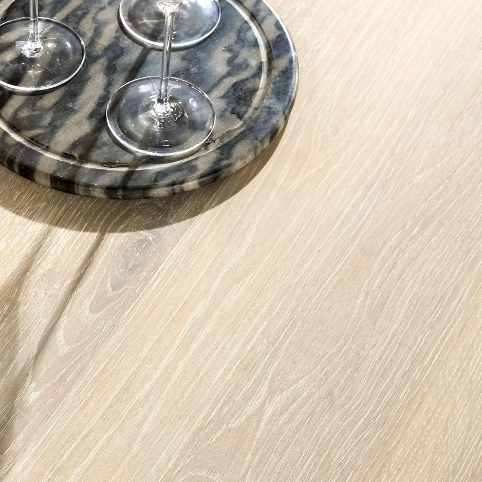 Vander 84" Wood Dining Table, Cream Washed