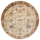 Ivory and Rust Anastasia Rug by Loloi, 5'3"x5'3" Round