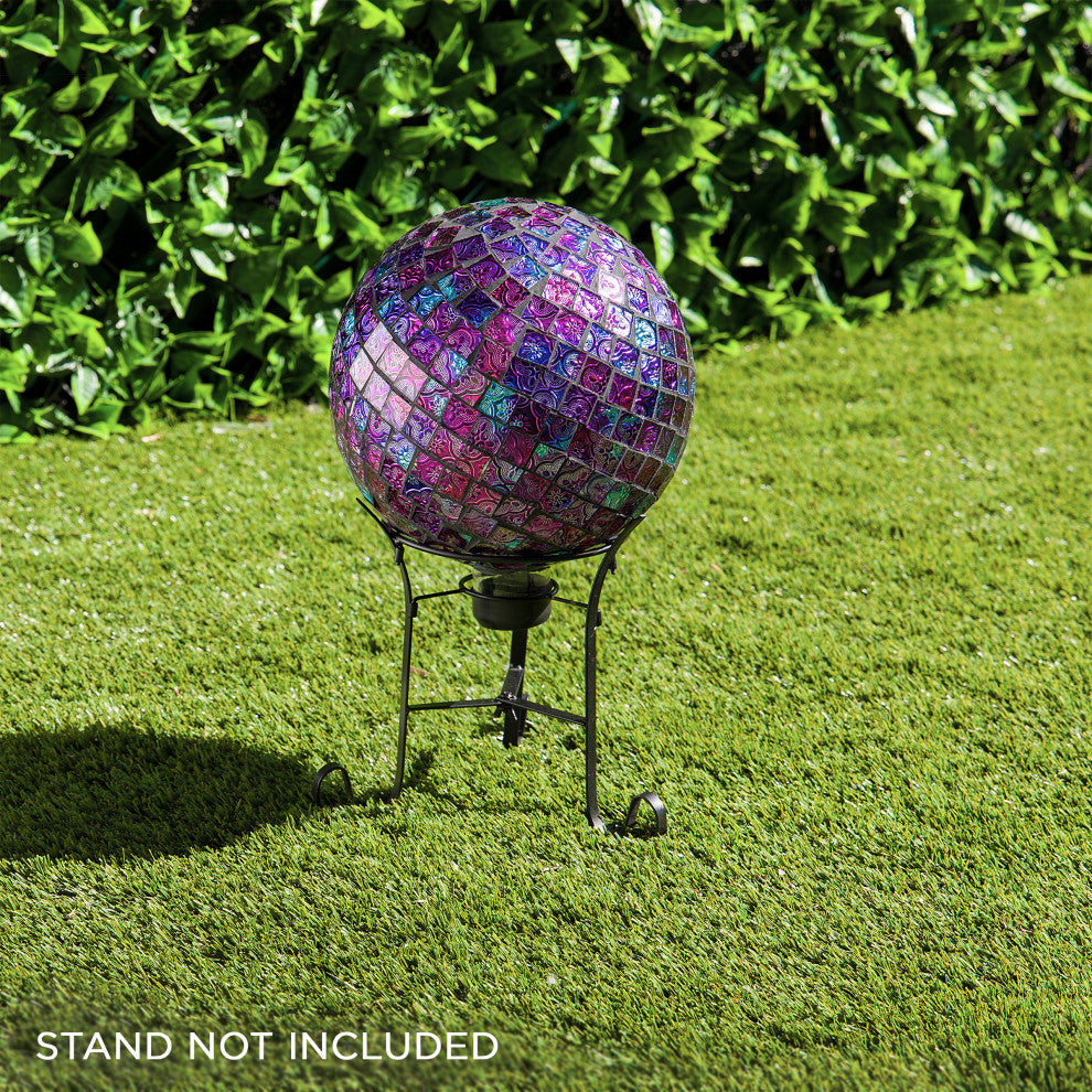 Gazing Globe, Shining Purple, 10"
