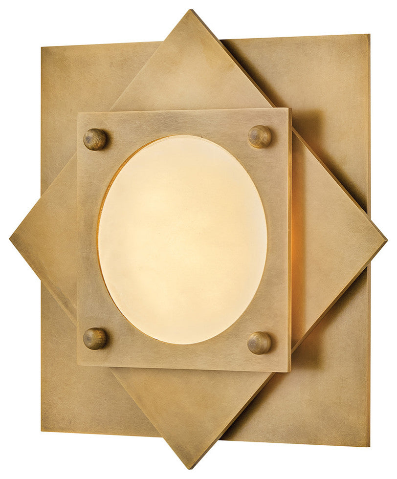Fredrick Ramond Claude Small Led Flush Mount, Heritage Brass