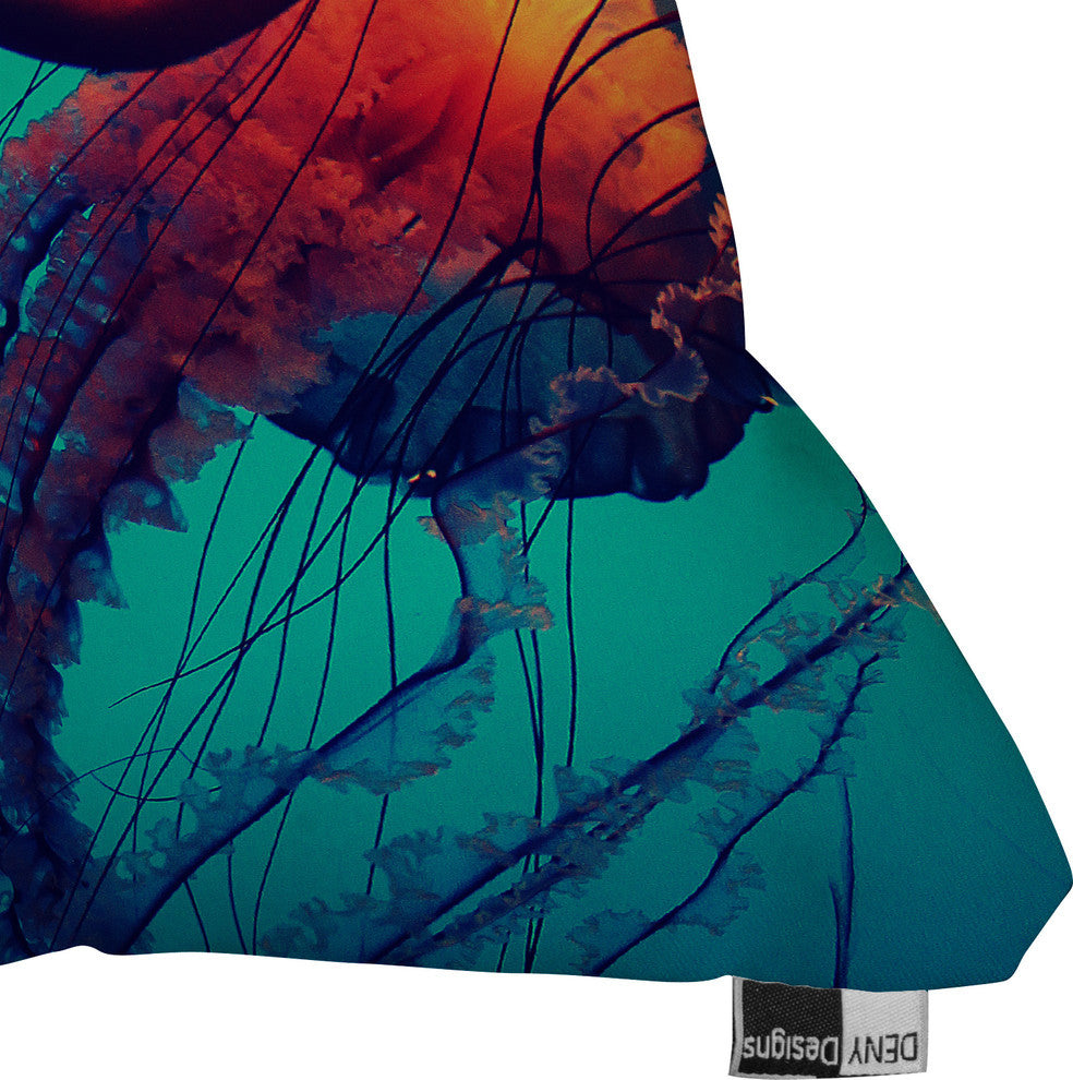Deny Designs Krista Glavich Jellyfish 7 Outdoor Throw Pillow