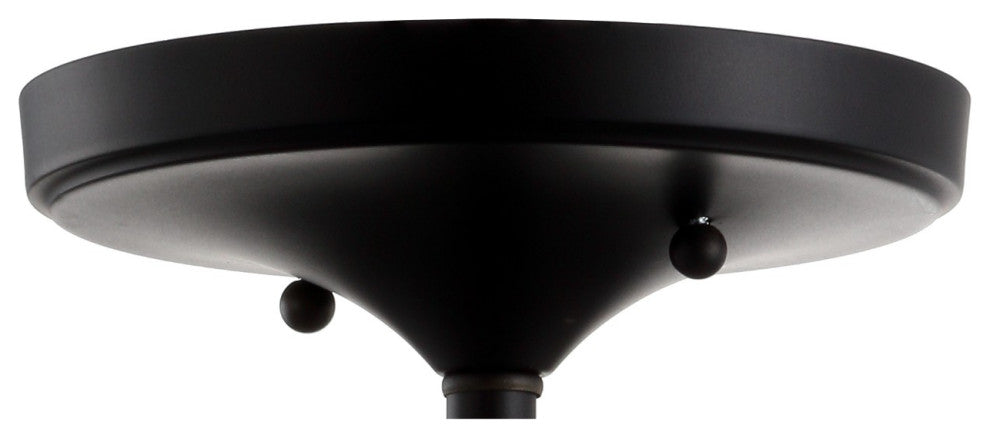 Toronto Metal, Crystal LED Flush Mount, Oil Rubbed Bronze, 10"