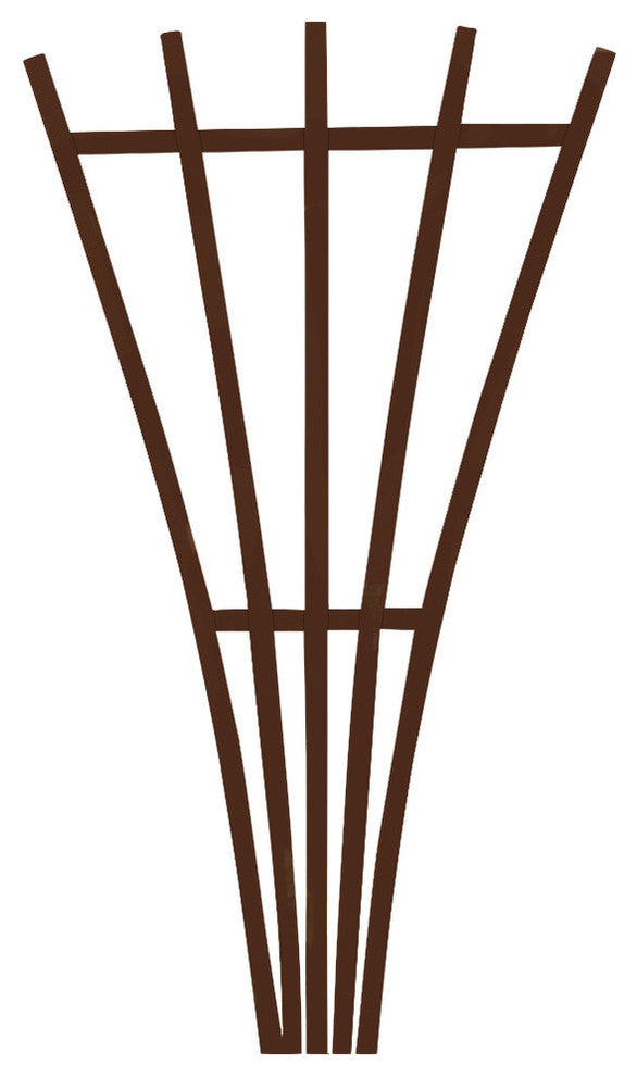 Hartford Fan Trellis, Weathered Acorn