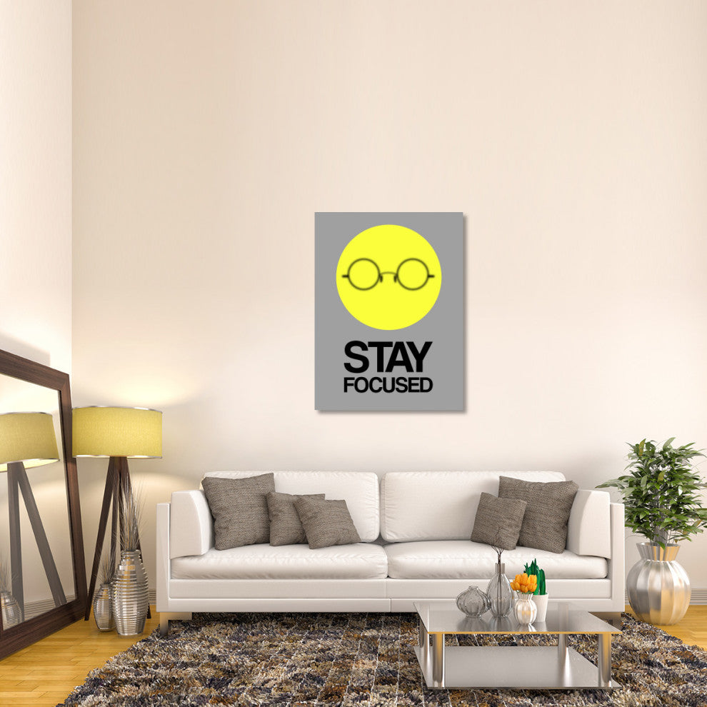 "Stay Focused Circle Poster 2" Fine Art Print