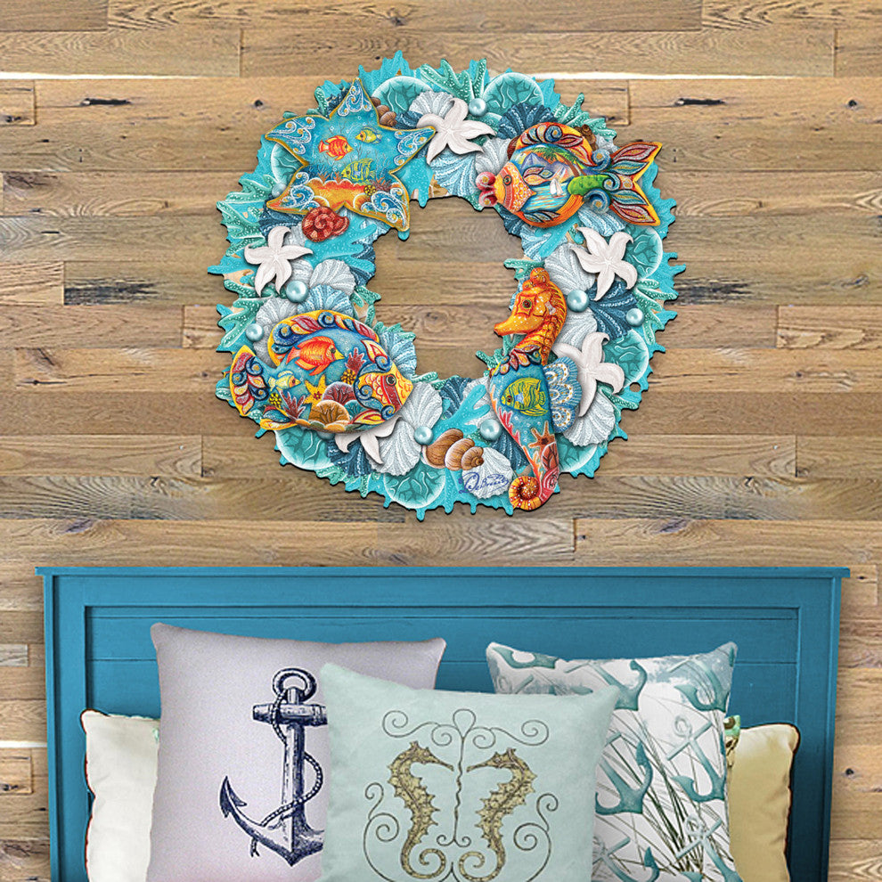 Costal Sea Creatures Wreath