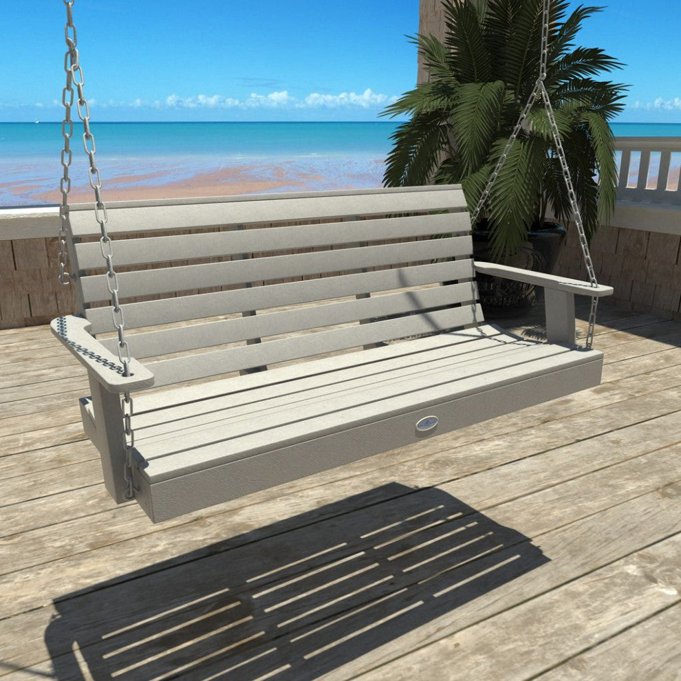 Riverside Porch Swing 5', Cove Gray