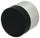 Cylindrical Shape Door Stop, Wall Mount, Polished Stainless Steel, Satin Stainless Steel